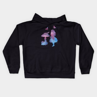 Talking to a caterpillar Kids Hoodie